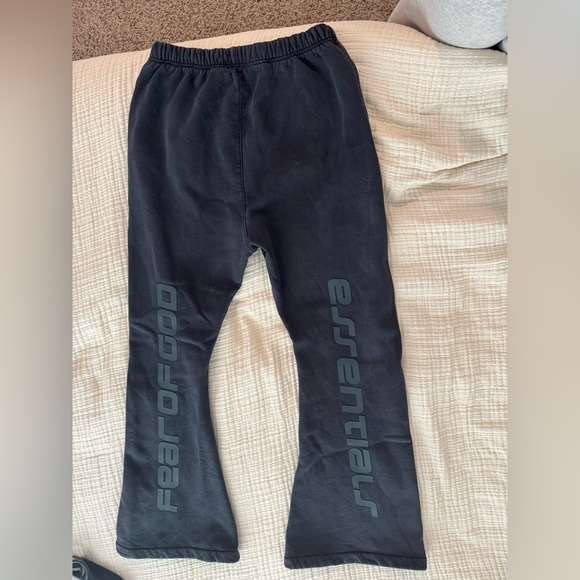 Fear of God Essentials Black Sweats - Picture 3 of 5